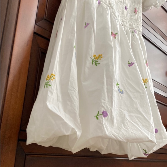 English Factory White Puff Sleeve Dress - Picture 8 of 12